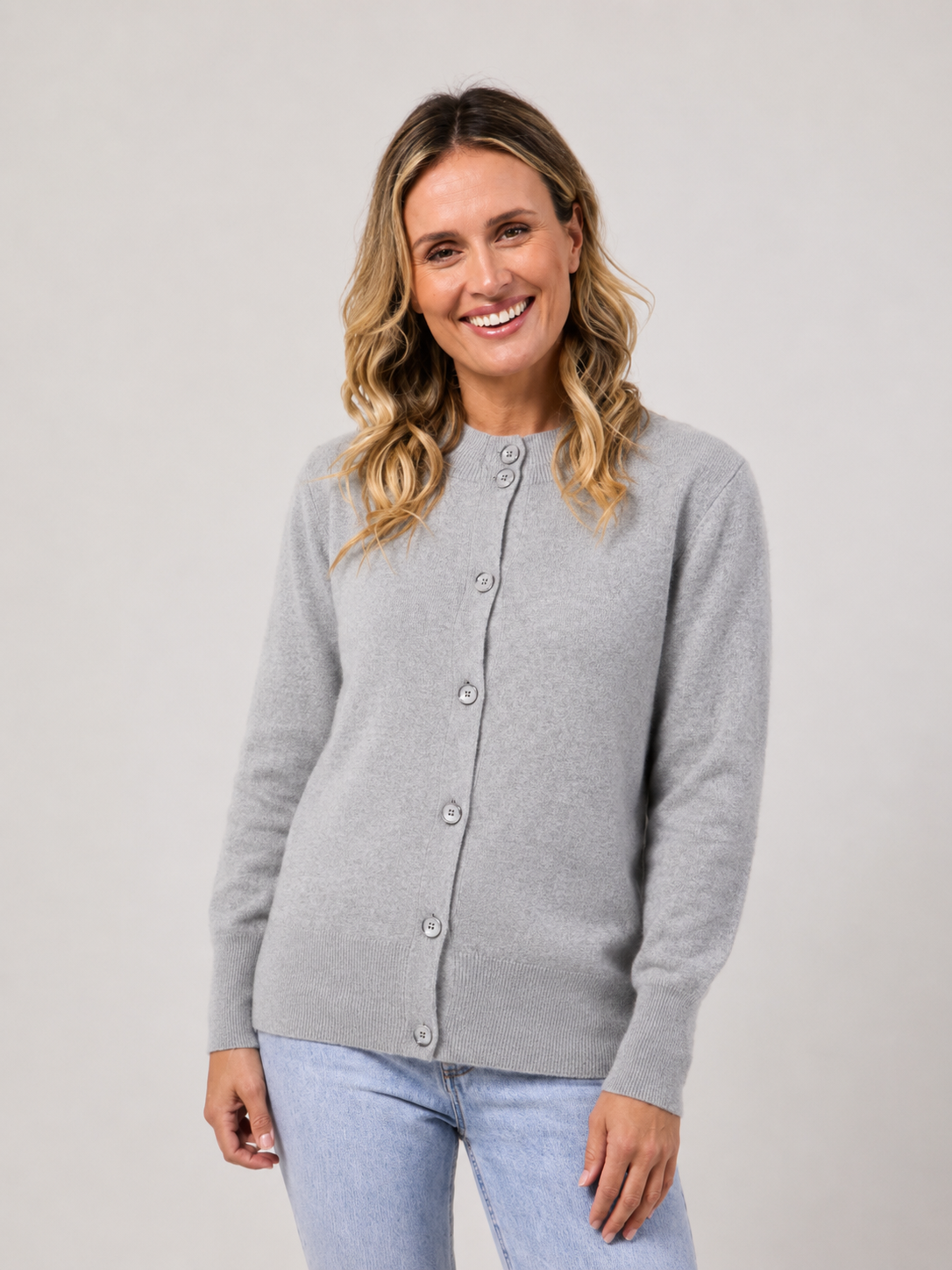 Mock Neck Cardigan