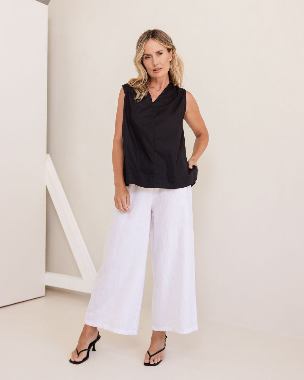 Linen Palazzo Pant