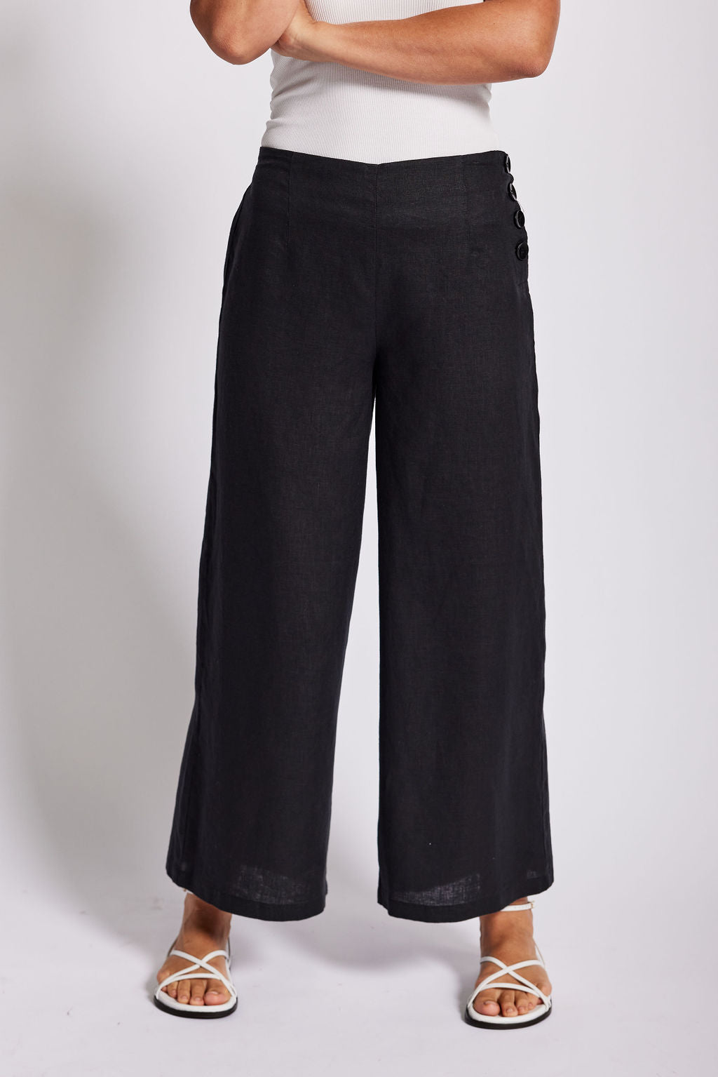 Linen Palazzo Pant