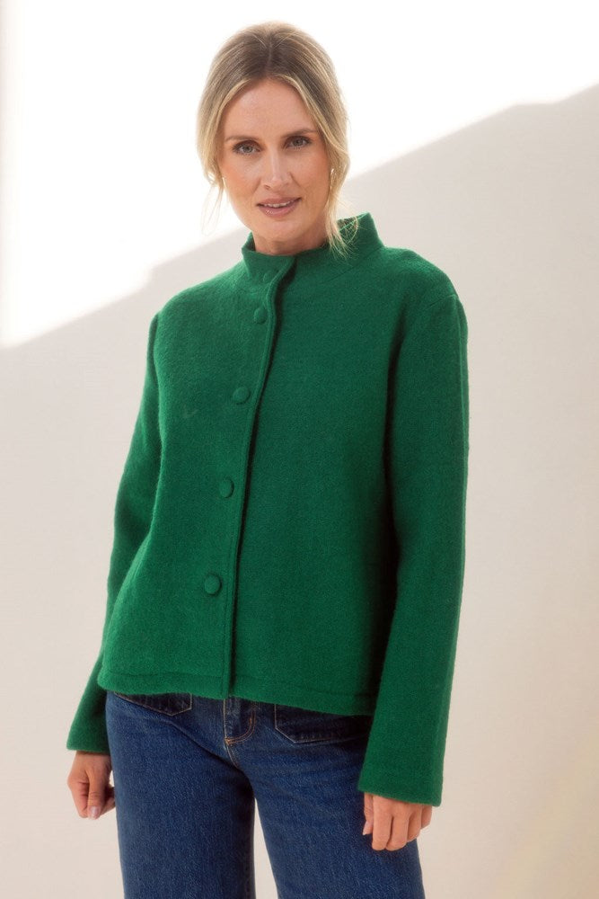 High Neck 2 Pocket Jacket