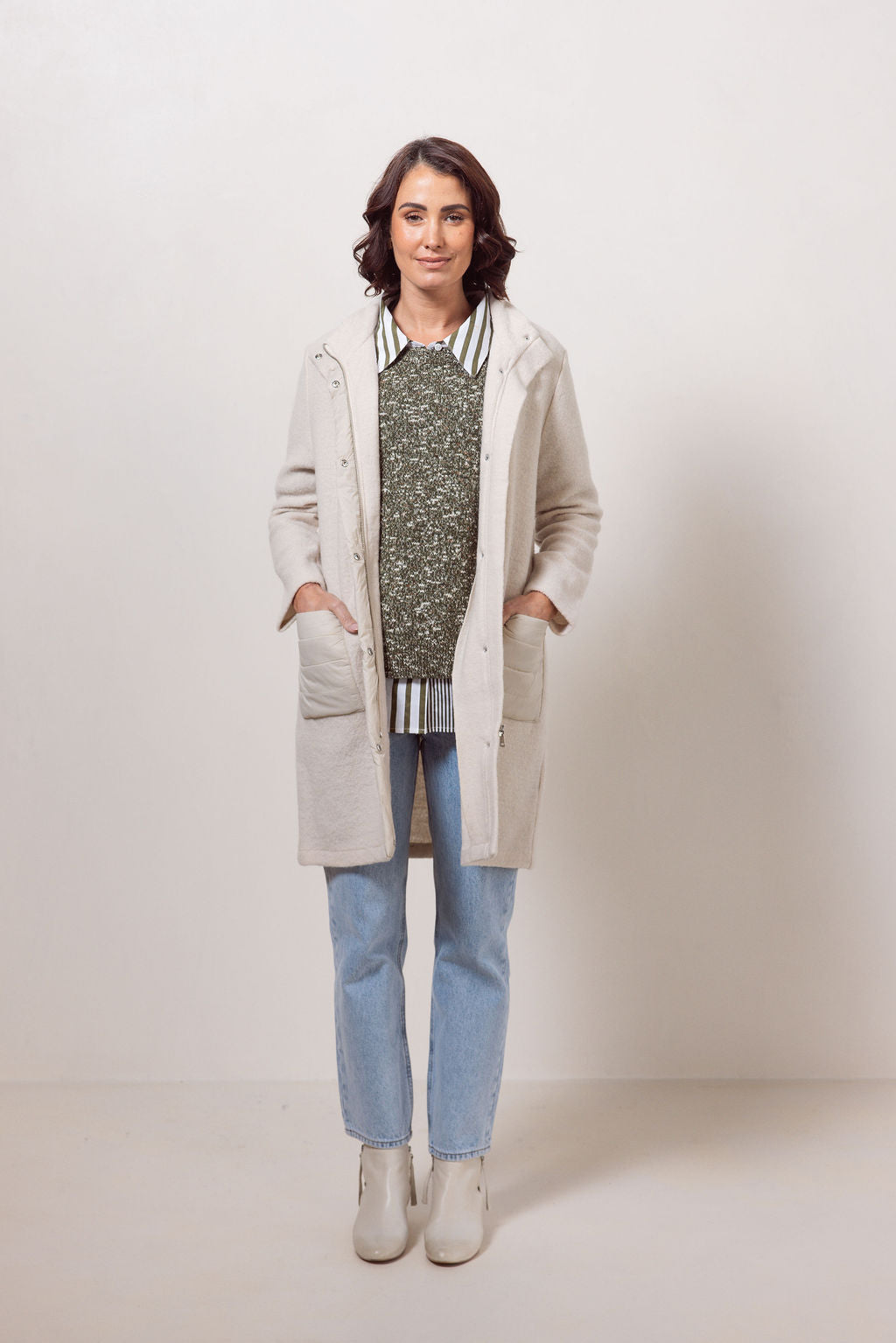 Round Neck Speckle Vest