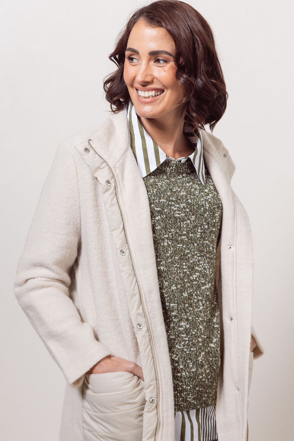 Round Neck Speckle Vest