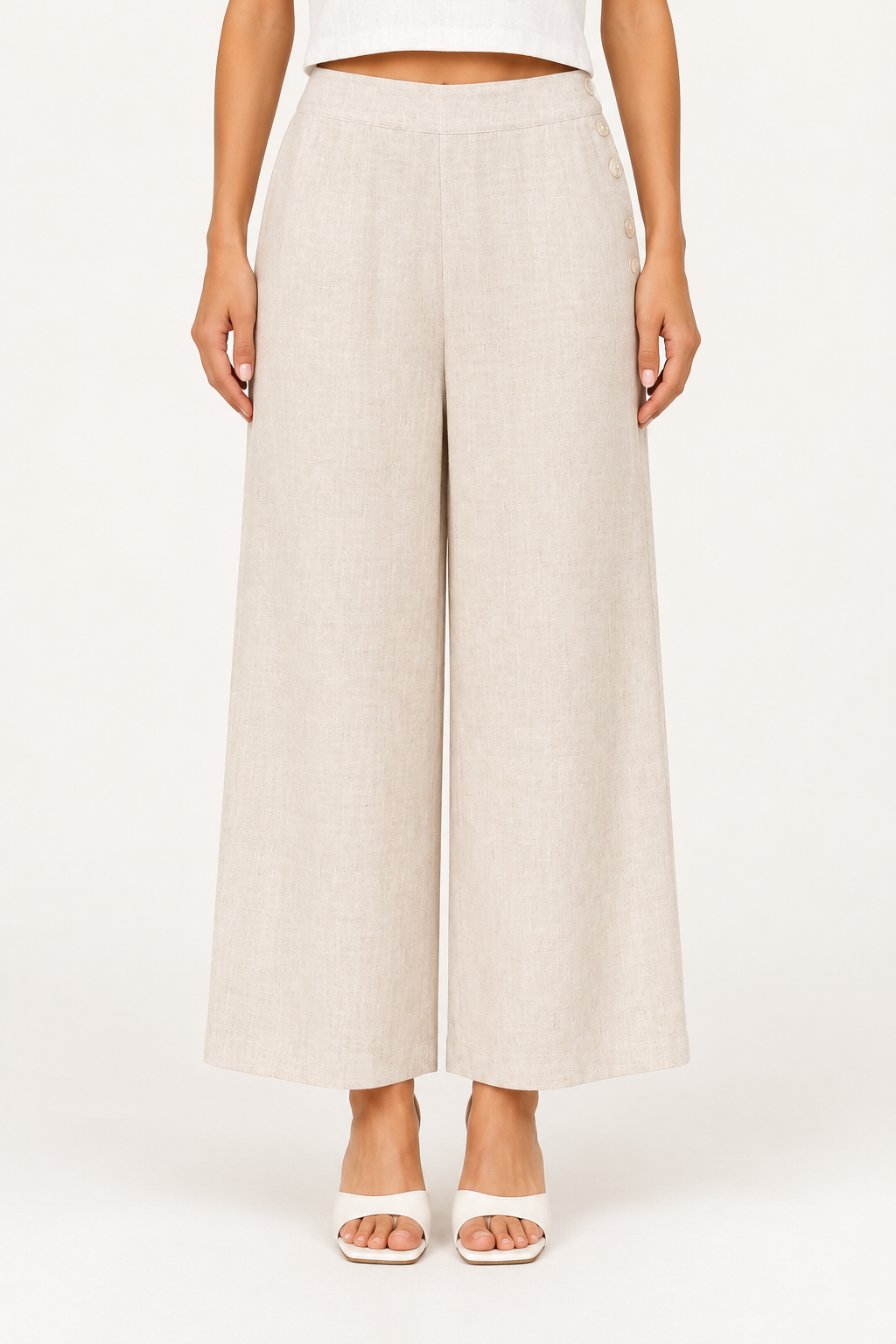 Palazzo Linen Pant