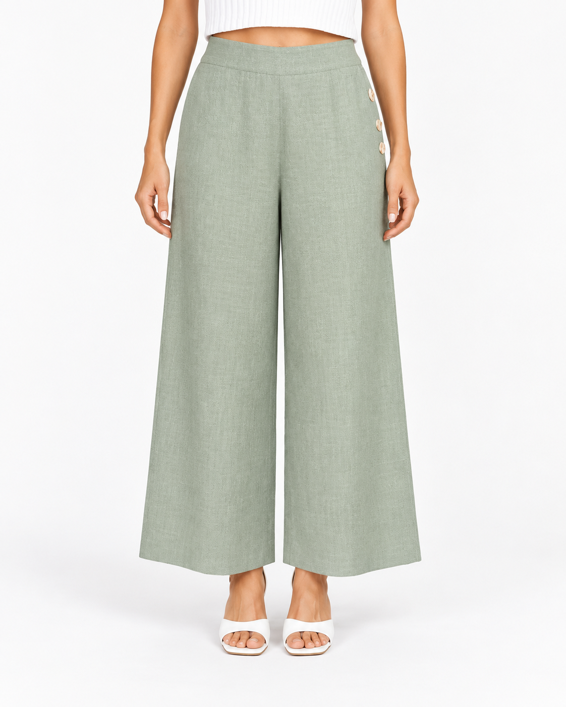 Palazzo Linen Pant