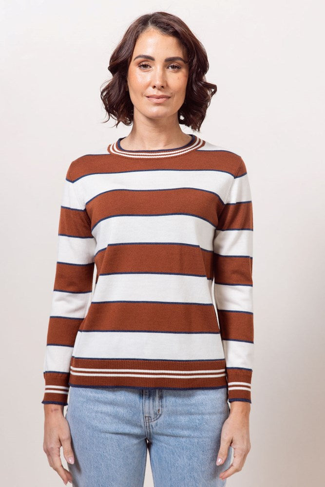 Merino Wide Stripe Sweater