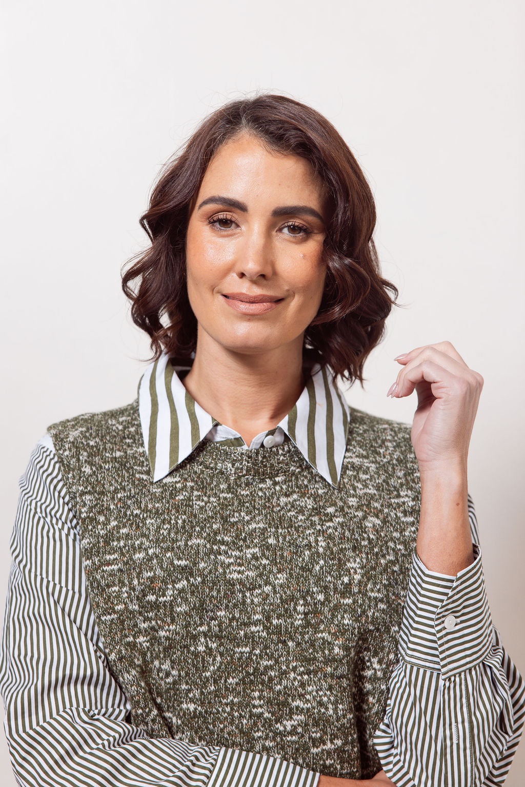 Round Neck Speckle Vest