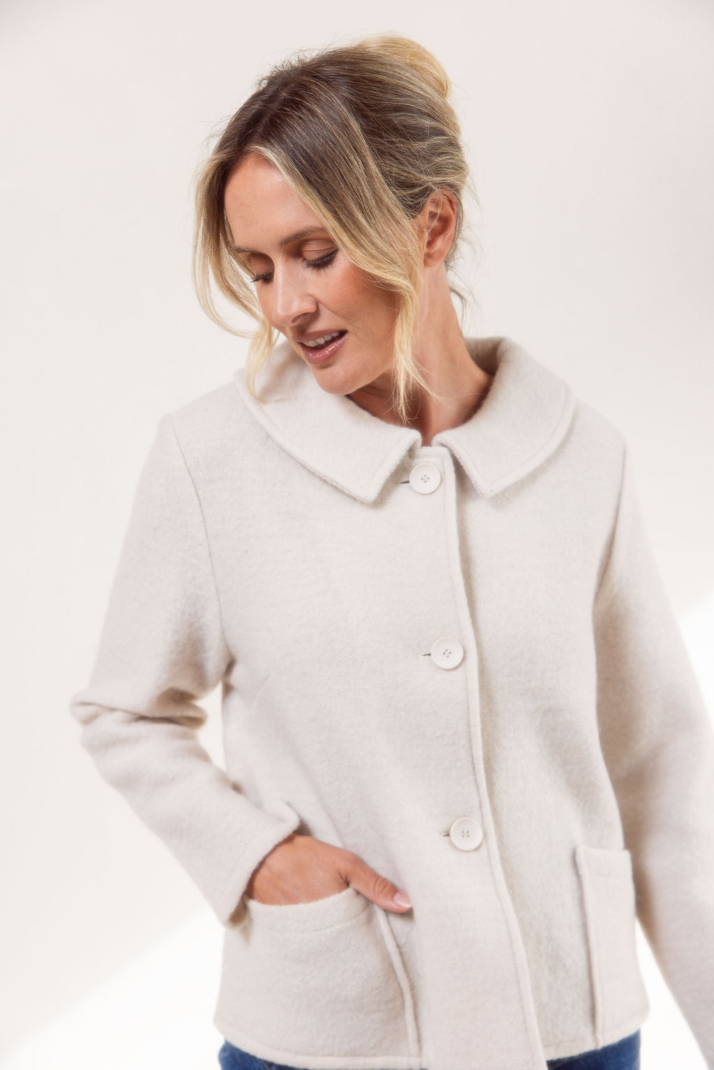 Wool Audrey Collar Jacket