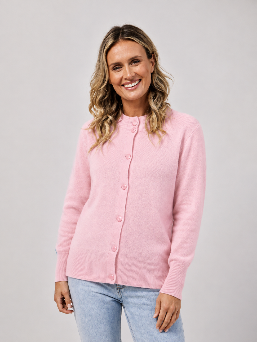 Mock Neck Cardigan