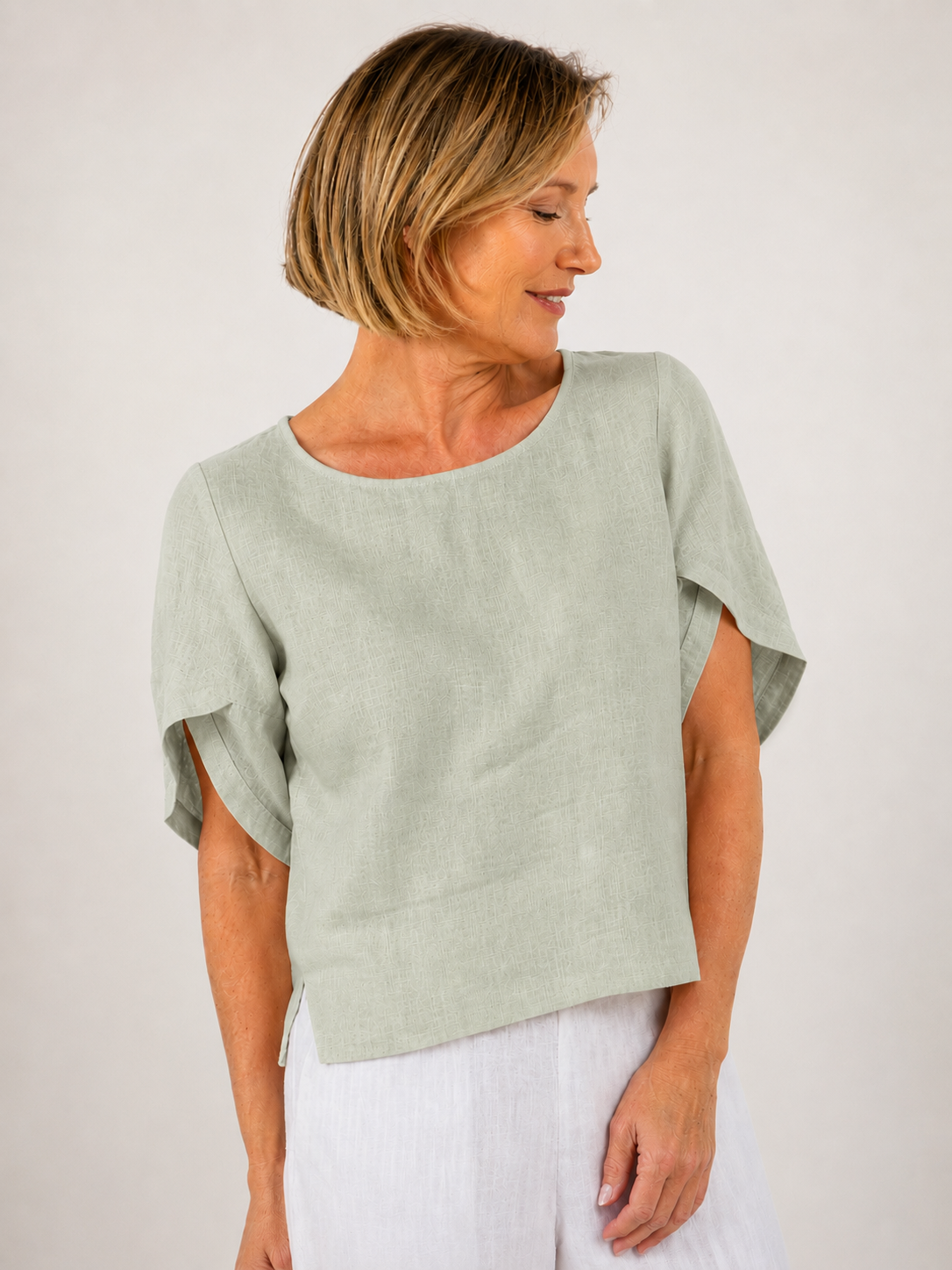 Envelope Sleeve Top
