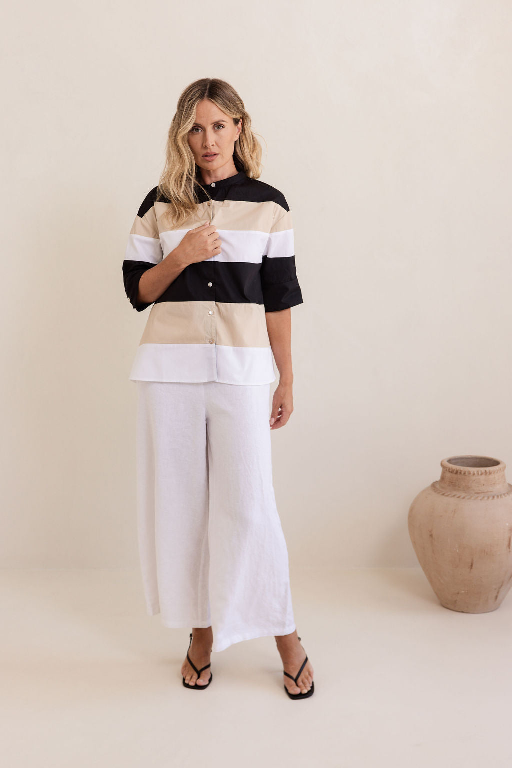 Linen Palazzo Pant