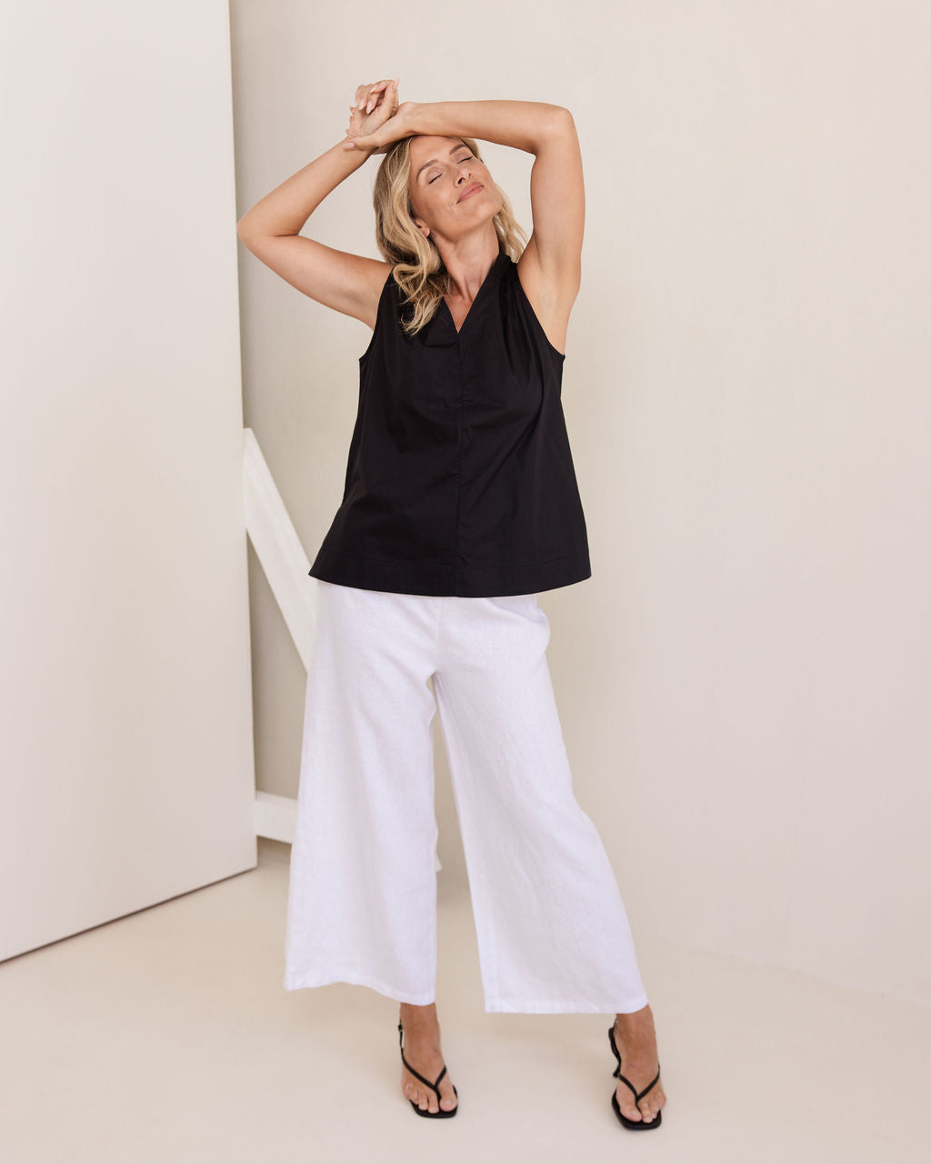 Linen Palazzo Pant