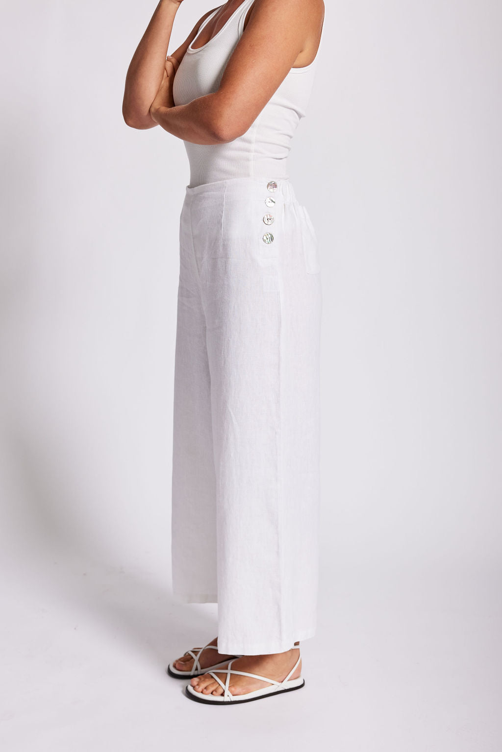 Linen Palazzo Pant