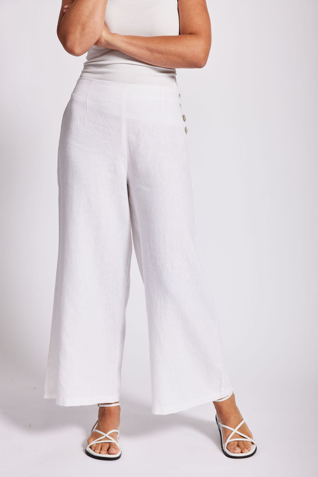 Linen Palazzo Pant