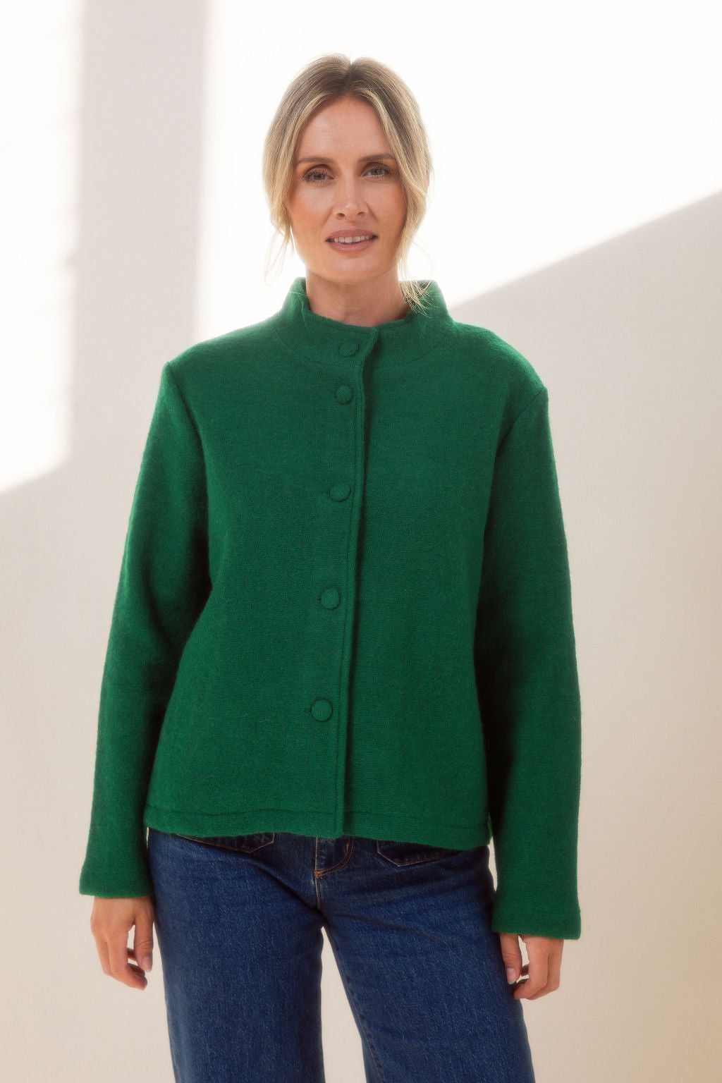 High Neck 2 Pocket Jacket
