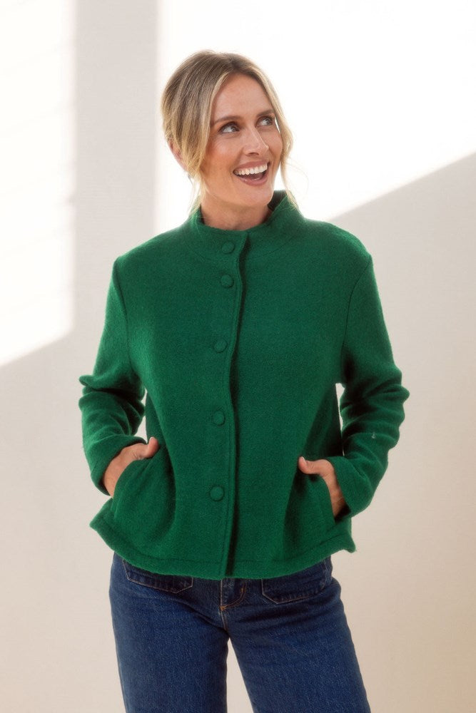 High Neck 2 Pocket Jacket