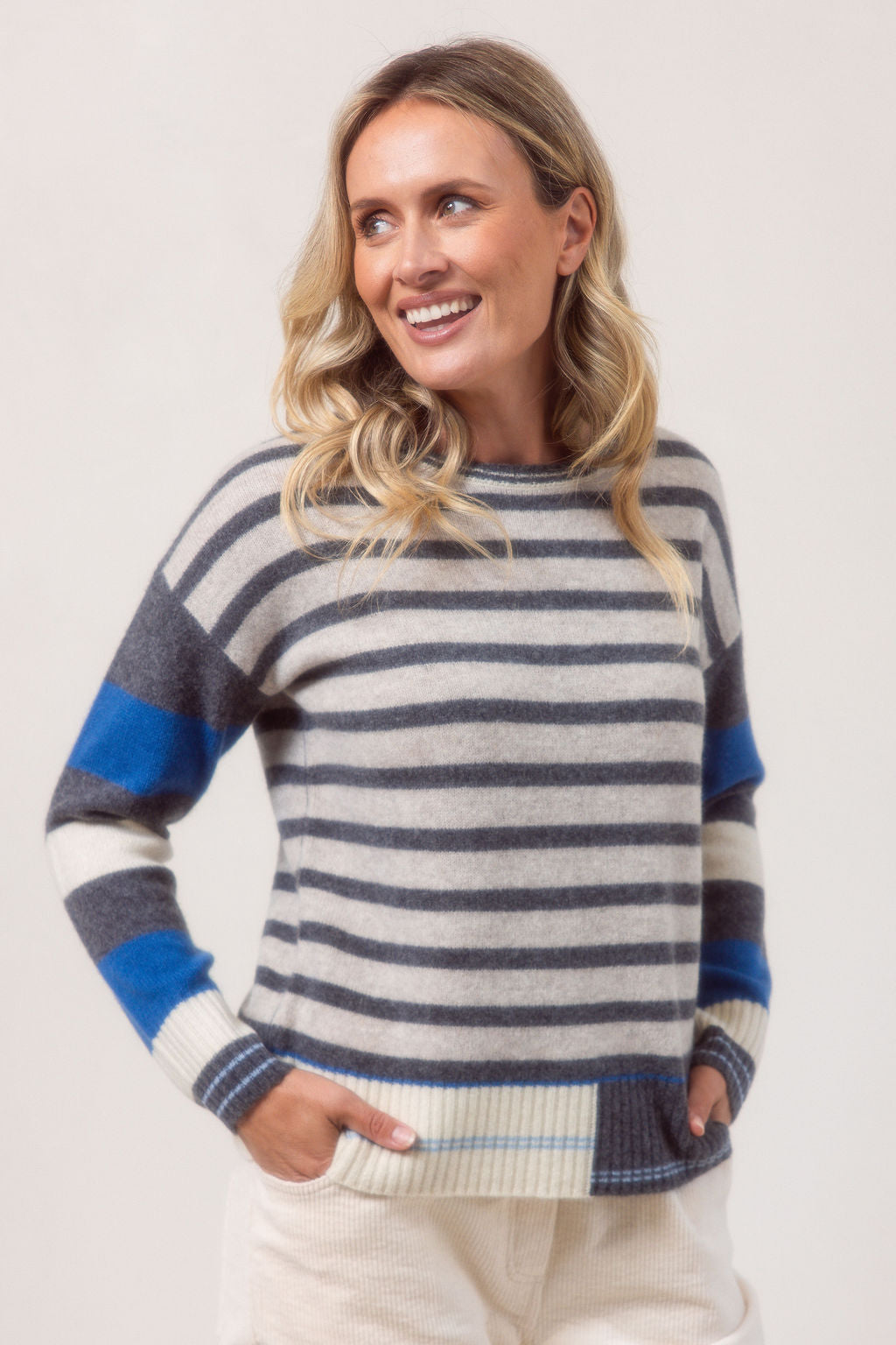 Wool Yak Stripe Sweater
