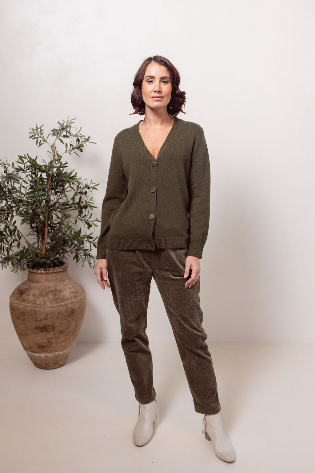 V Neck Cardigan