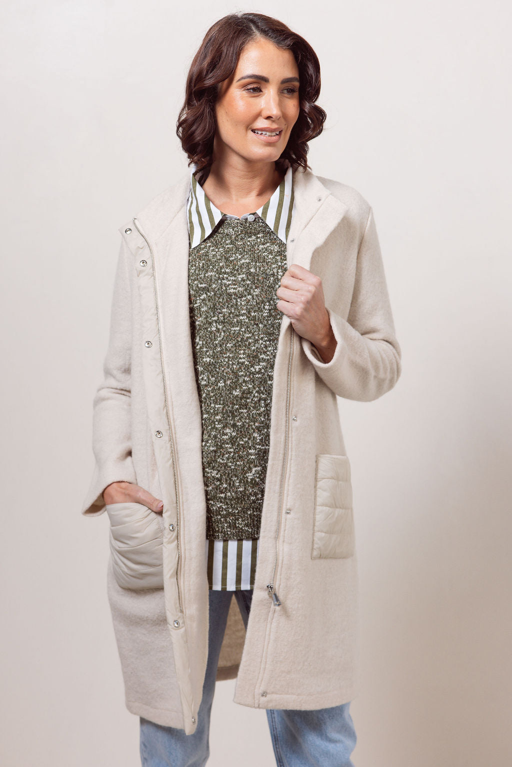 Round Neck Speckle Vest