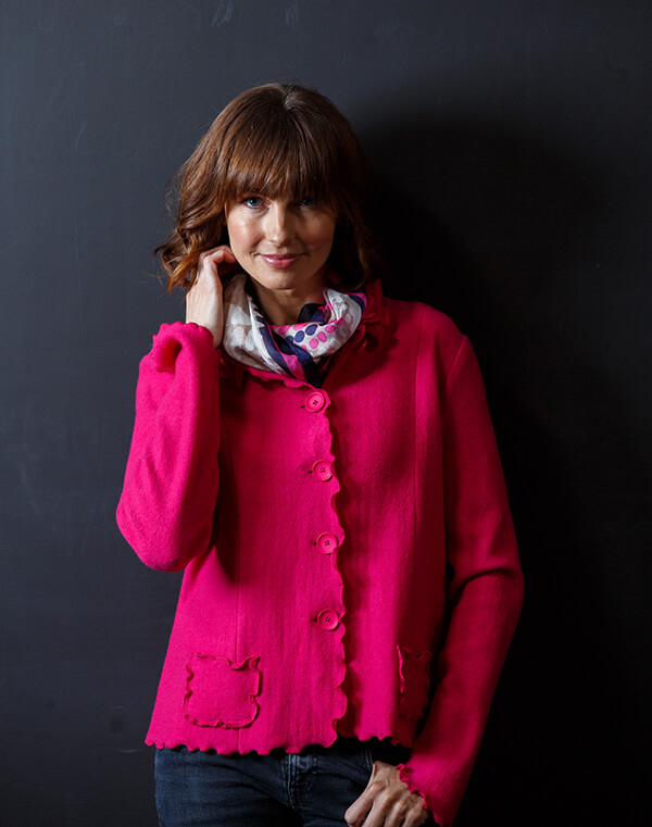 SW4285 Ruffle Edge Jacket